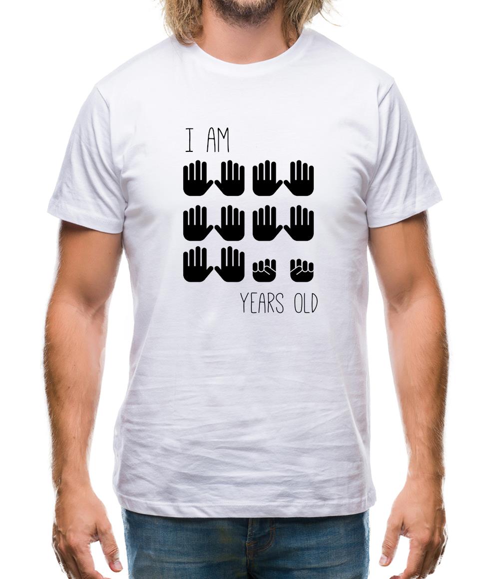 I Am 50 Years Old (Hands) Mens T-Shirt I Am 50 Years Old (Hands) Mens T-Shirt