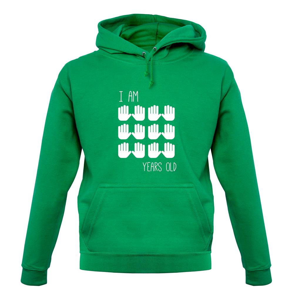 I Am 60 Years Old (Hands) unisex hoodie I Am 60 Years Old (Hands) unisex hoodie