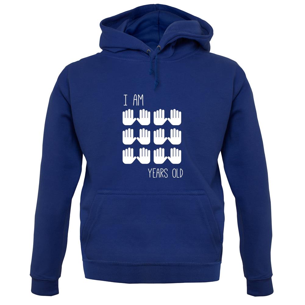 I Am 60 Years Old (Hands) unisex hoodie I Am 60 Years Old (Hands) unisex hoodie