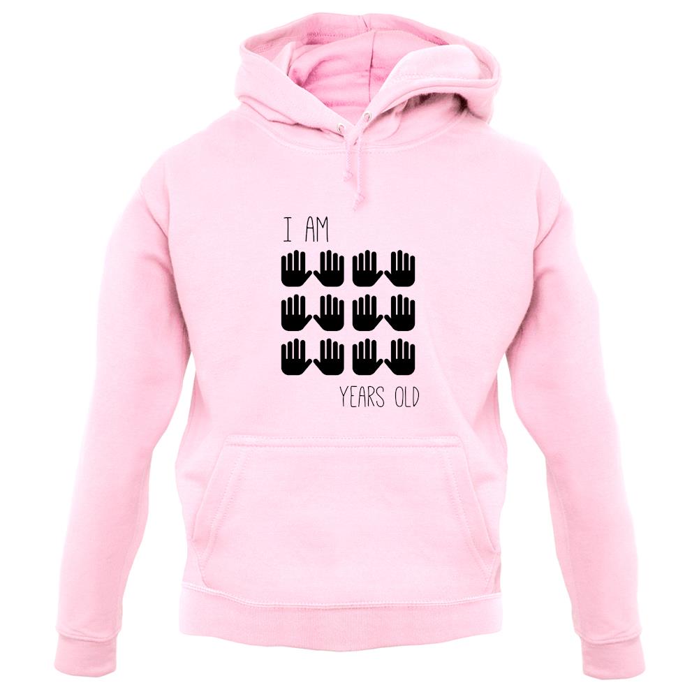 I Am 60 Years Old (Hands) unisex hoodie I Am 60 Years Old (Hands) unisex hoodie