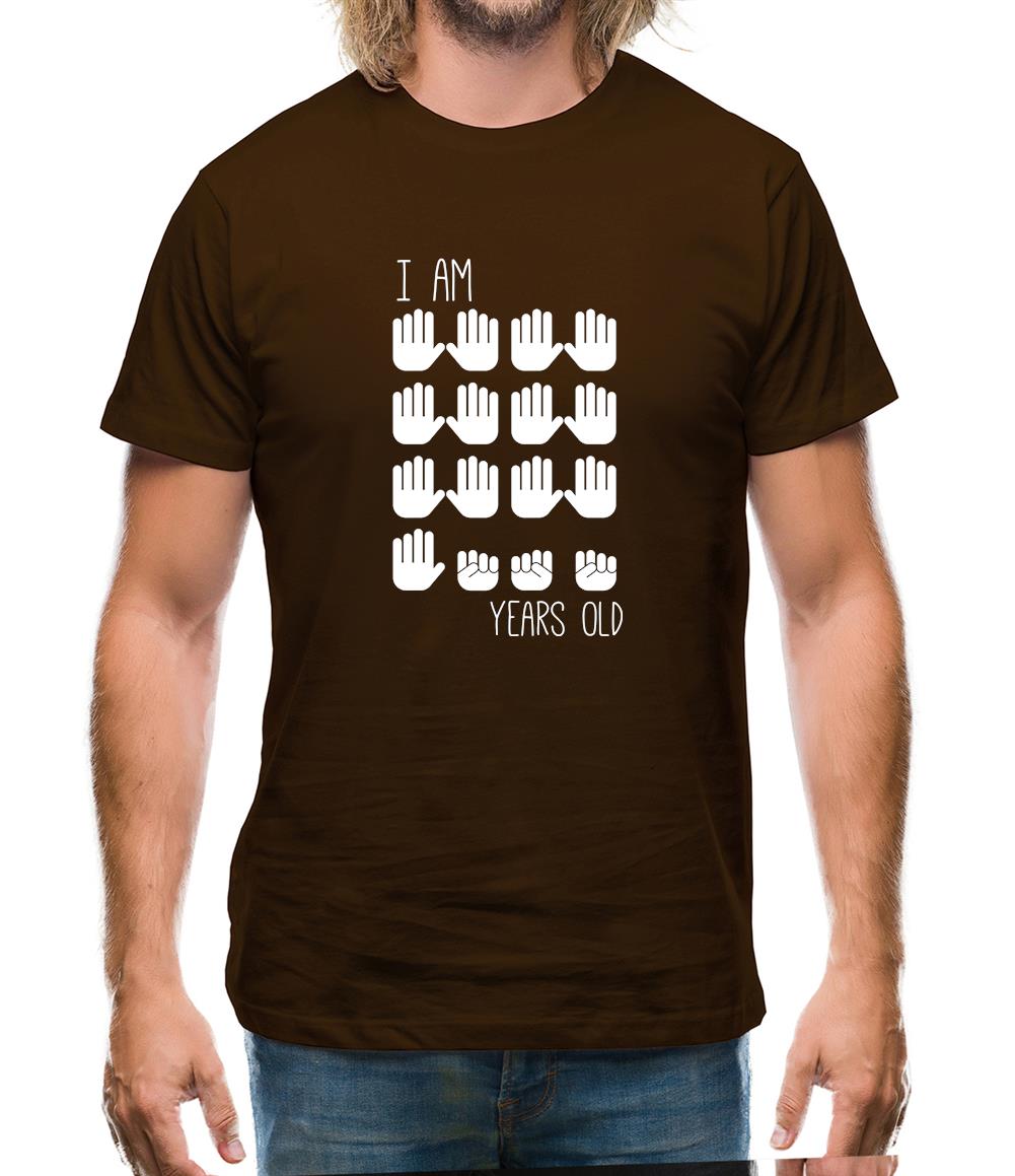 I Am 65 Years Old (Hands) Mens T-Shirt I Am 65 Years Old (Hands) Mens T-Shirt