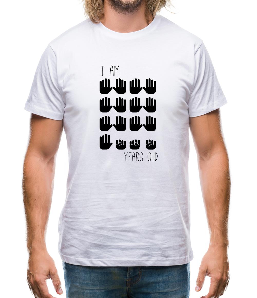 I Am 65 Years Old (Hands) Mens T-Shirt I Am 65 Years Old (Hands) Mens T-Shirt