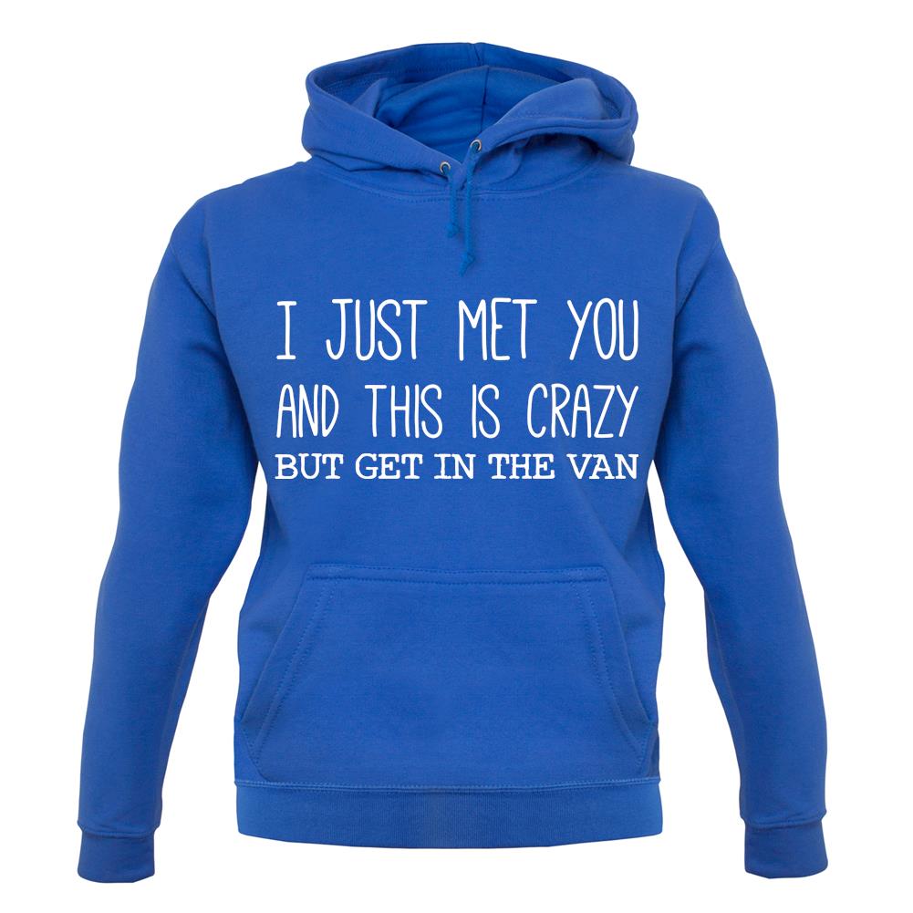 I Just Met You And This Is Crazy But Get In The Van unisex hoodie I Just Met You And This Is Crazy But Get In The Van unisex hoodie