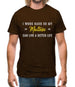 I Work Hard For My Maltese Mens T-Shirt I Work Hard For My Maltese Mens T-Shirt