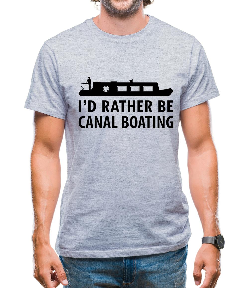 I'd Rather Be Canal Boating Mens T-Shirt I'd Rather Be Canal Boating Mens T-Shirt