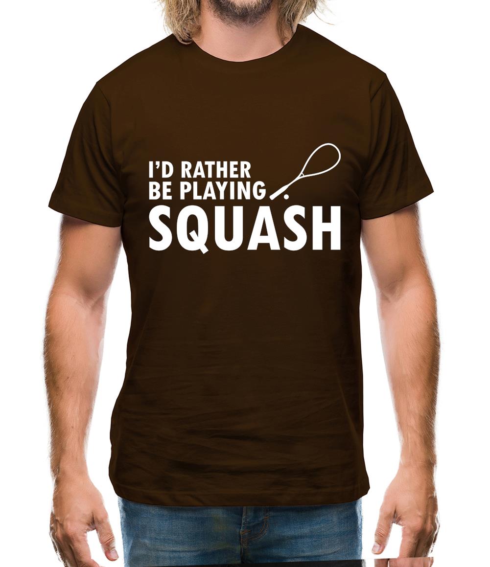 I'd Rather Be Playing Squash Mens T-Shirt I'd Rather Be Playing Squash Mens T-Shirt