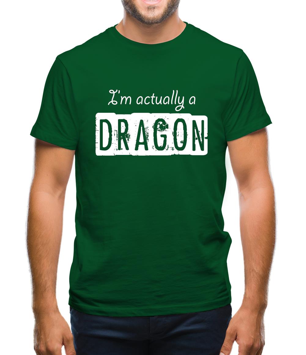 I'm Actually A Dragon Mens T-Shirt I'm Actually A Dragon Mens T-Shirt