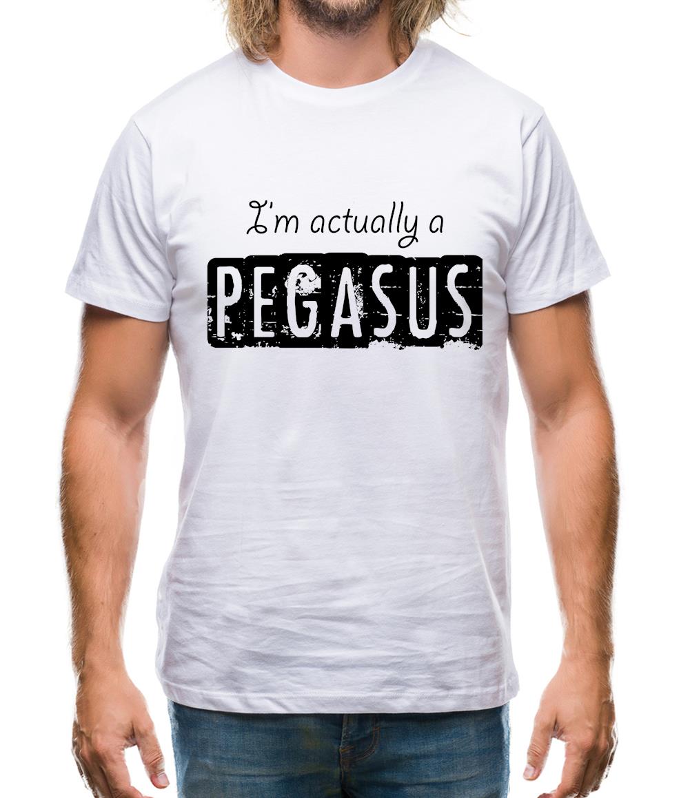 I'm Actually A Pegasus Mens T-Shirt I'm Actually A Pegasus Mens T-Shirt