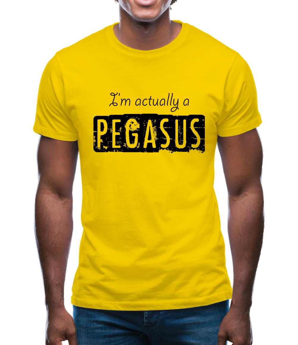I'm Actually A Pegasus Mens T-Shirt I'm Actually A Pegasus Mens T-Shirt