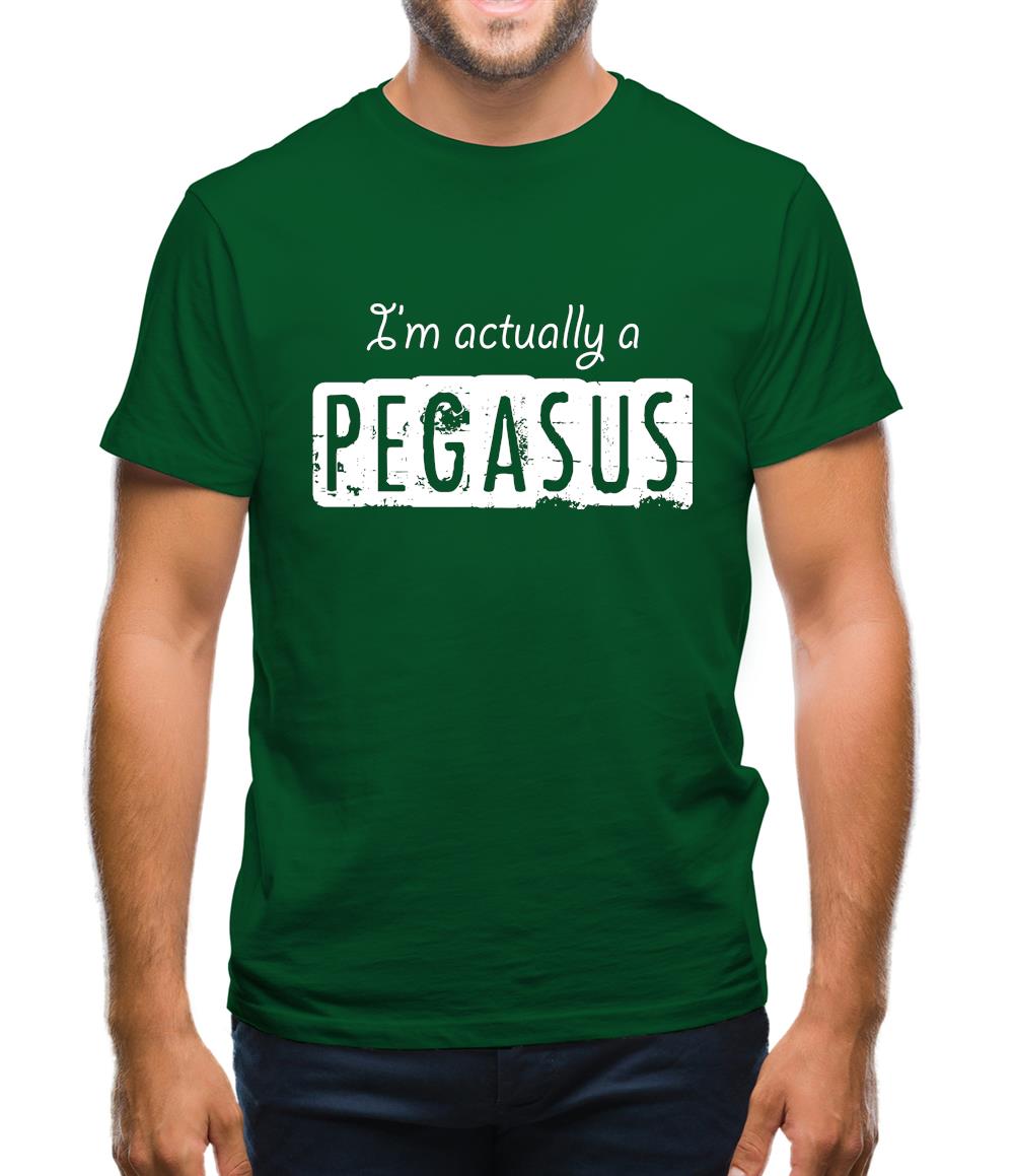 I'm Actually A Pegasus Mens T-Shirt I'm Actually A Pegasus Mens T-Shirt
