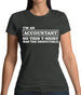 I'm An Accountant, This T-Shirt Was Tax Deductible Womens T-Shirt I'm An Accountant, This T-Shirt Was Tax Deductible Womens T-Shirt