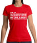 I'm An Accountant, This T-Shirt Was Tax Deductible Womens T-Shirt I'm An Accountant, This T-Shirt Was Tax Deductible Womens T-Shirt