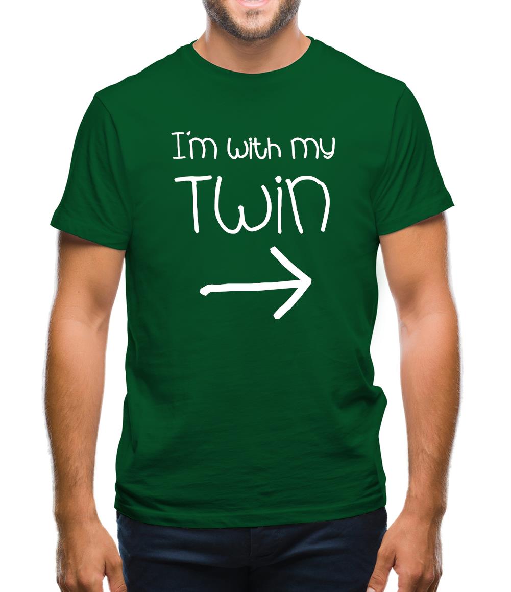 I'm With My Twin (Right) Mens T-Shirt I'm With My Twin (Right) Mens T-Shirt