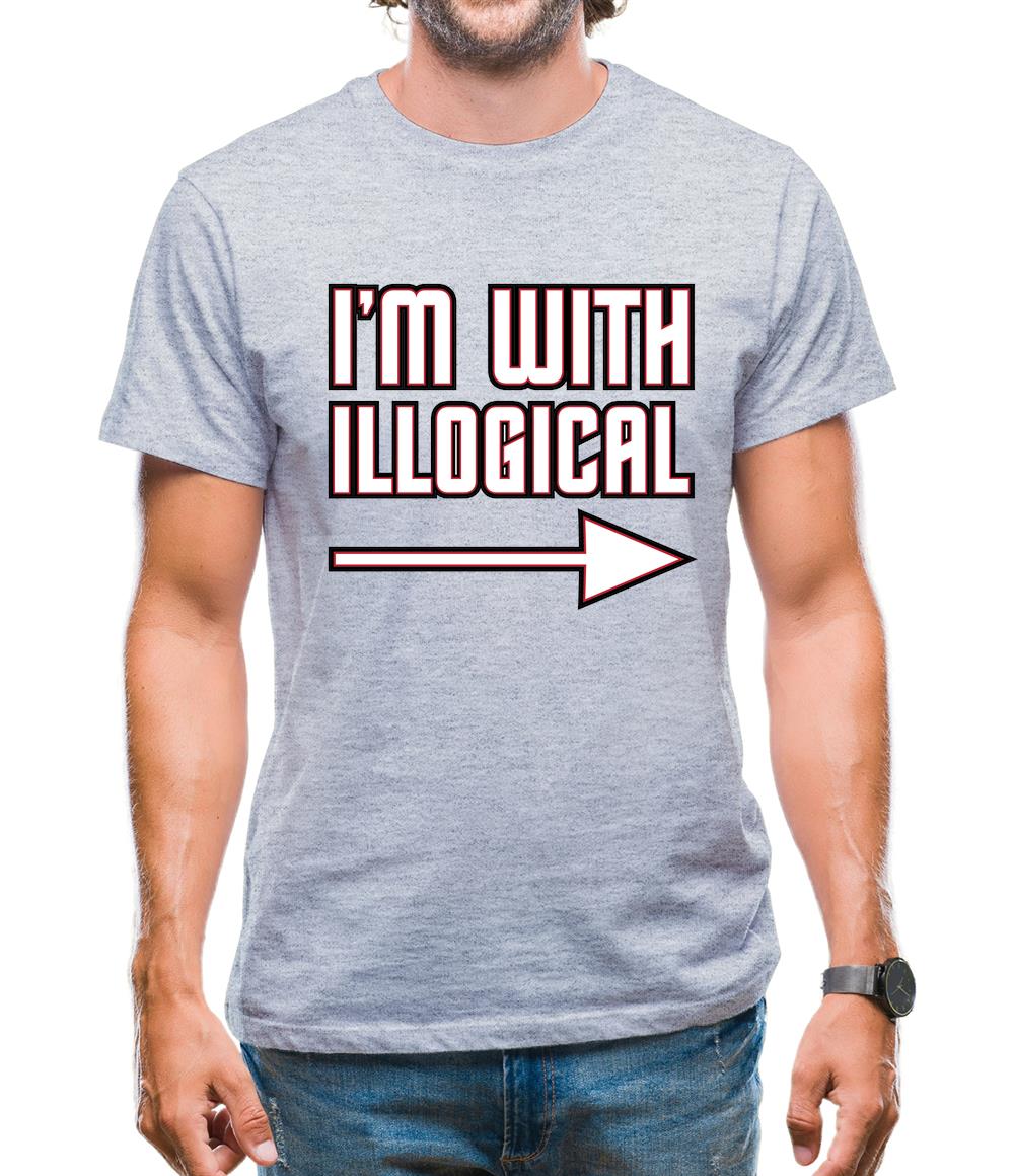 I'm With Illogical Mens T-Shirt I'm With Illogical Mens T-Shirt