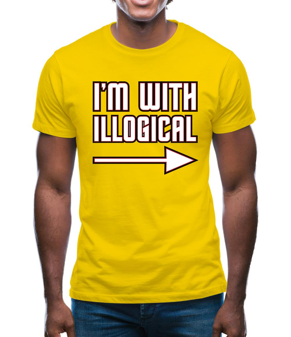 I'm With Illogical Mens T-Shirt I'm With Illogical Mens T-Shirt