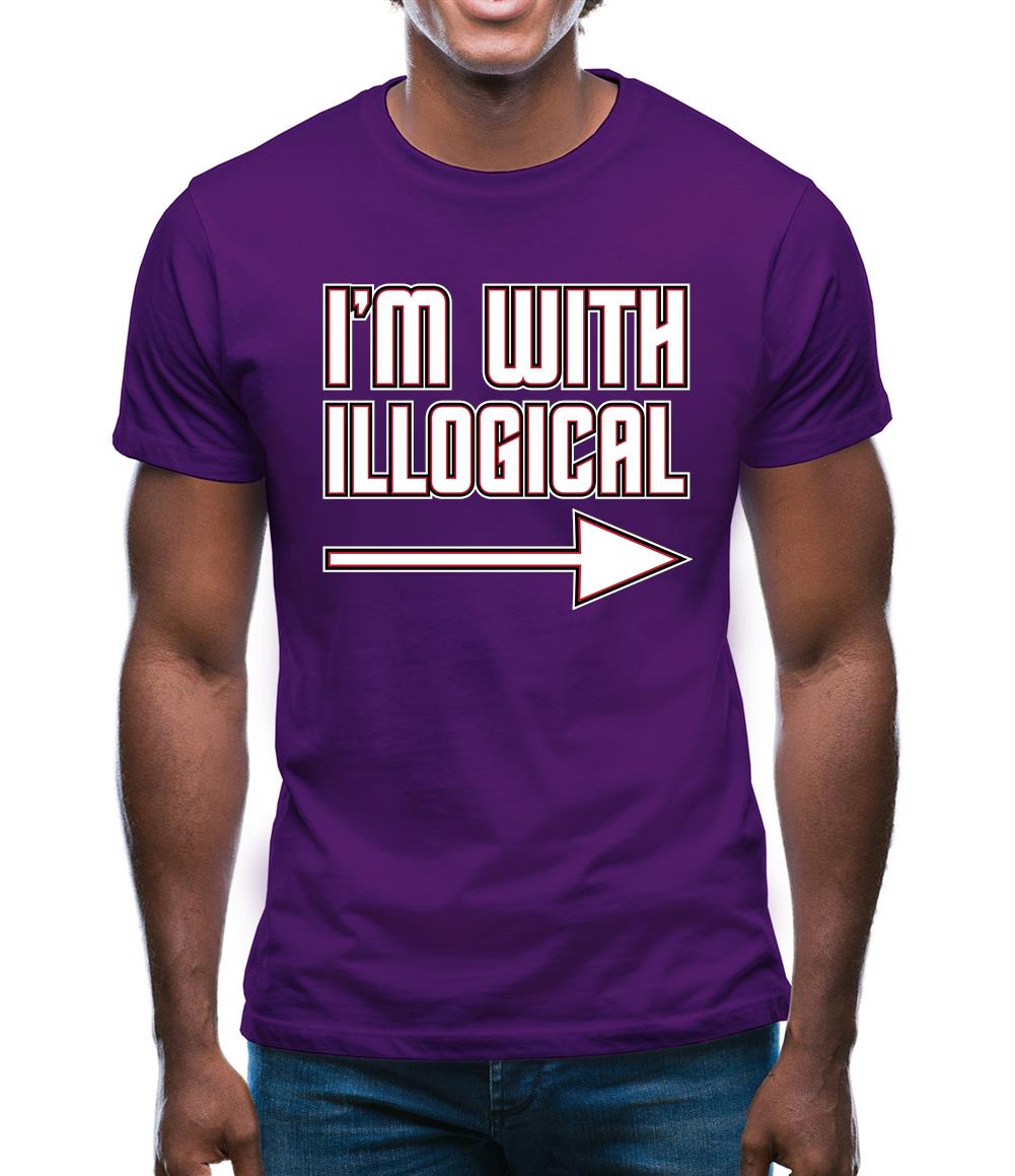 I'm With Illogical Mens T-Shirt I'm With Illogical Mens T-Shirt