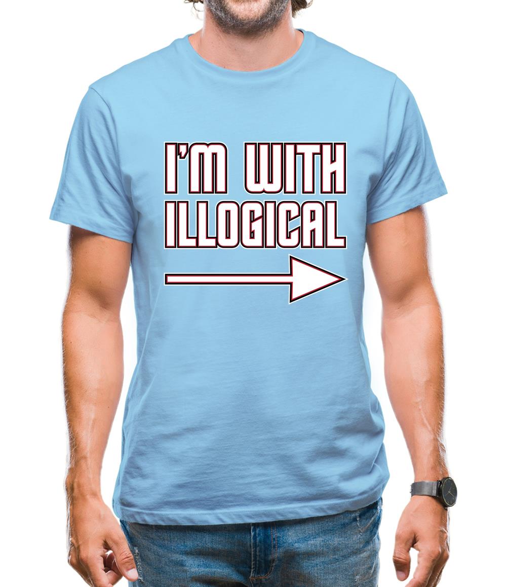 I'm With Illogical Mens T-Shirt I'm With Illogical Mens T-Shirt