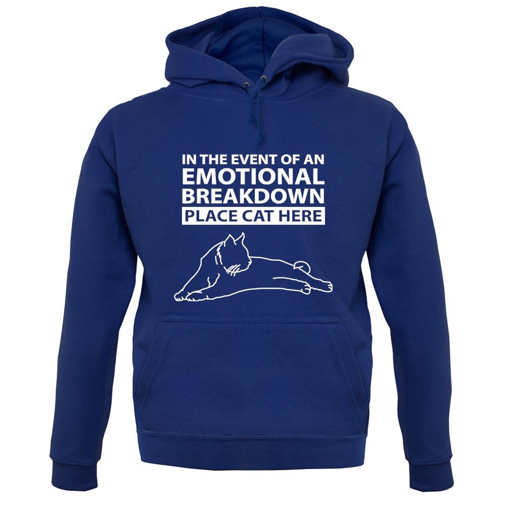 Emotional Breadown Place Cat Here unisex hoodie Emotional Breadown Place Cat Here unisex hoodie