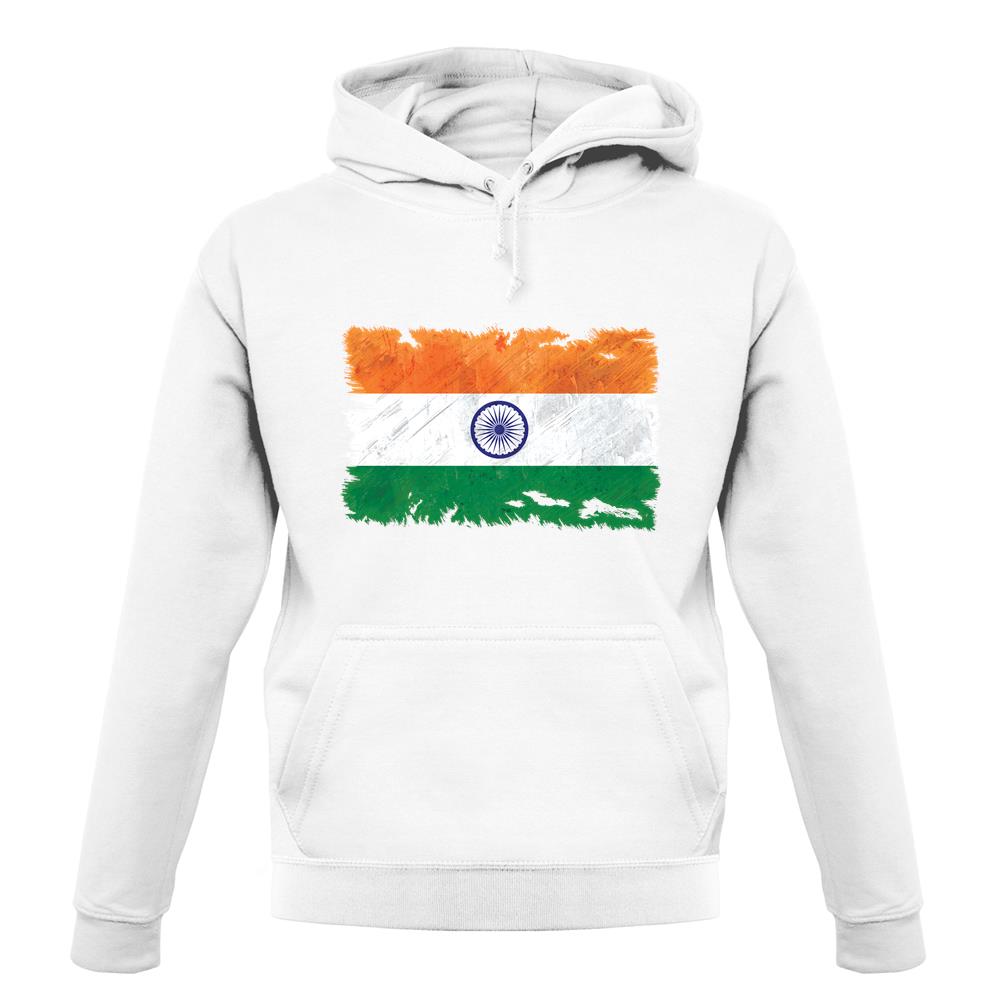 India Grunge Style Flag unisex hoodie India Grunge Style Flag unisex hoodie