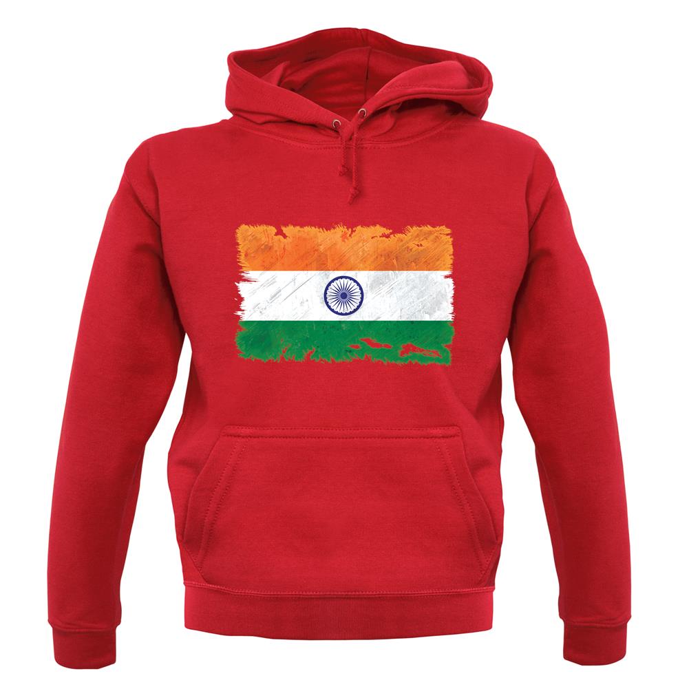 India Grunge Style Flag unisex hoodie India Grunge Style Flag unisex hoodie