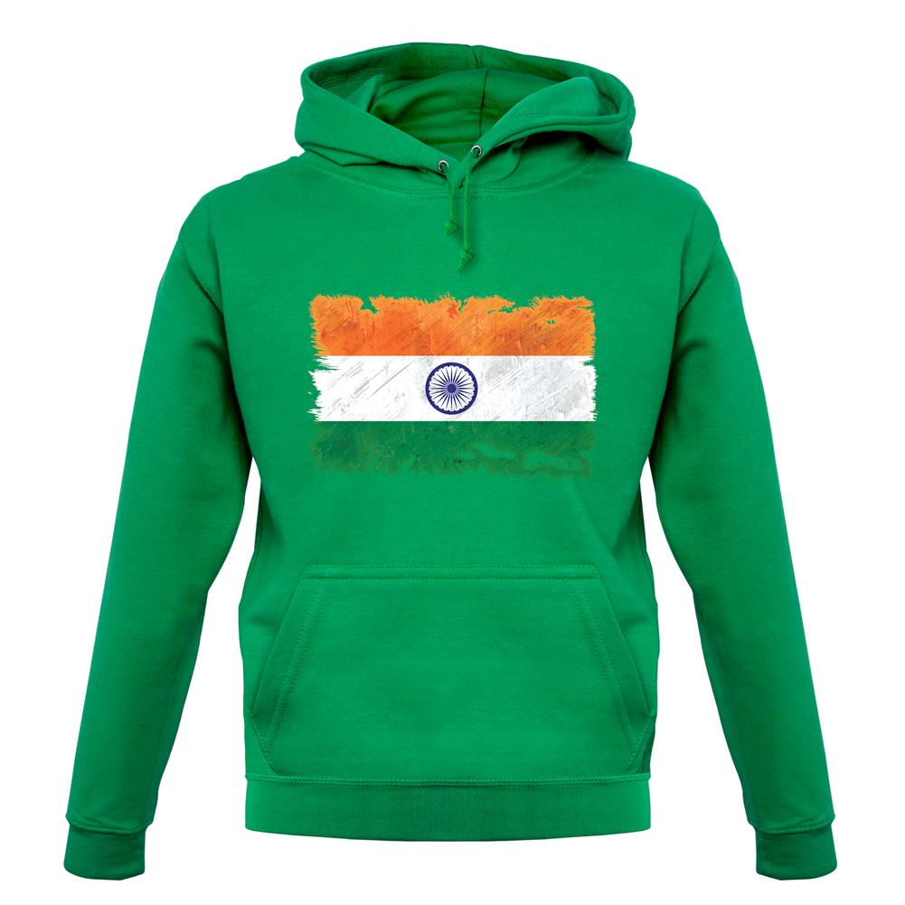 India Grunge Style Flag unisex hoodie India Grunge Style Flag unisex hoodie