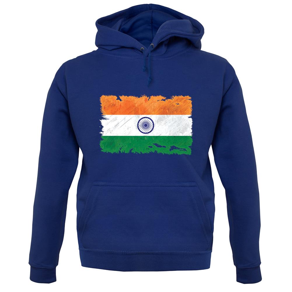 India Grunge Style Flag unisex hoodie India Grunge Style Flag unisex hoodie
