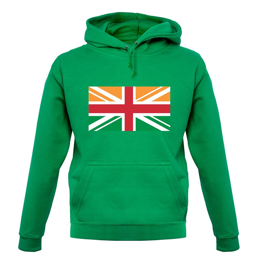 Indian Union Jack Flag unisex hoodie Indian Union Jack Flag unisex hoodie