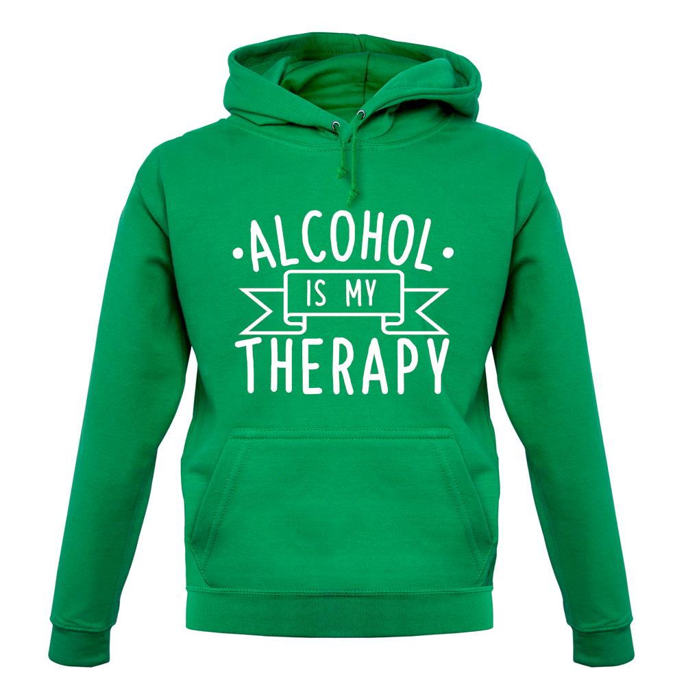 Alcohol Is My Therapy unisex hoodie Alcohol Is My Therapy unisex hoodie