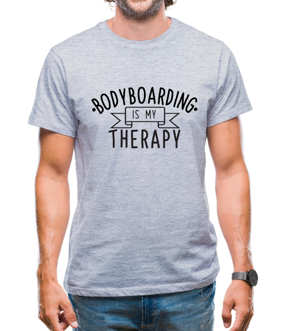 Bodyboarding Is My Therapy Mens T-Shirt Bodyboarding Is My Therapy Mens T-Shirt