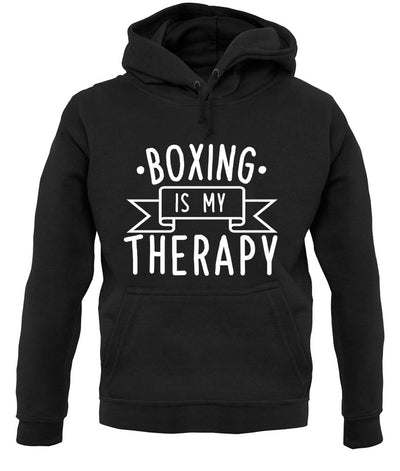 Boxing Is My Therapy unisex hoodie