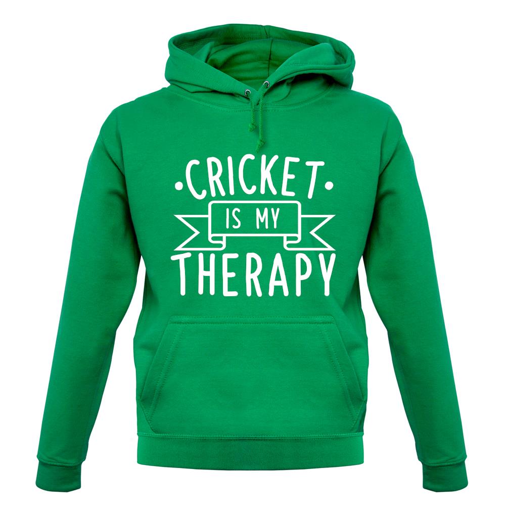 Cricket Is My Therapy unisex hoodie Cricket Is My Therapy unisex hoodie