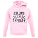 Cycling Is My Therapy unisex hoodie Cycling Is My Therapy unisex hoodie