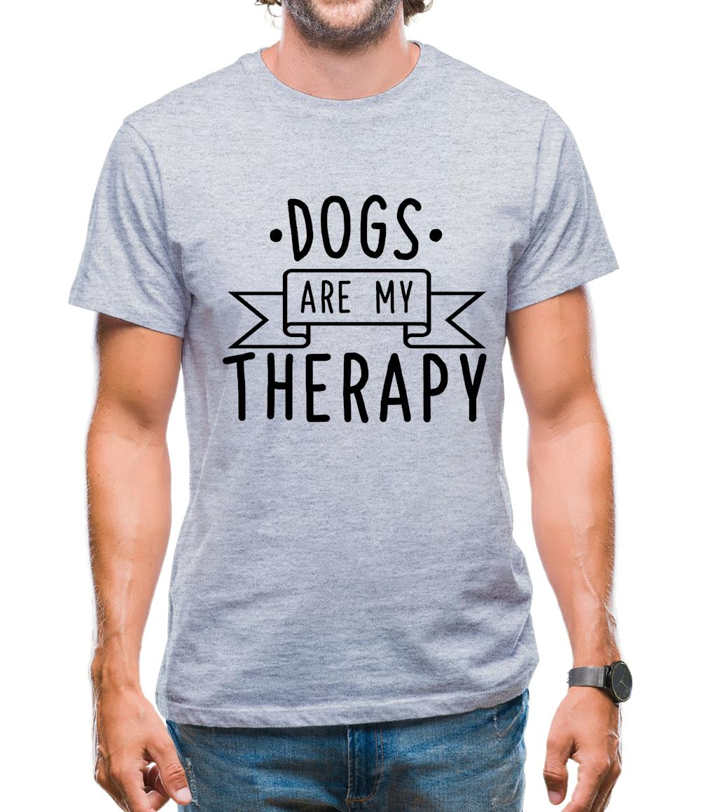 Dogs Is My Therapy Mens T-Shirt Dogs Is My Therapy Mens T-Shirt