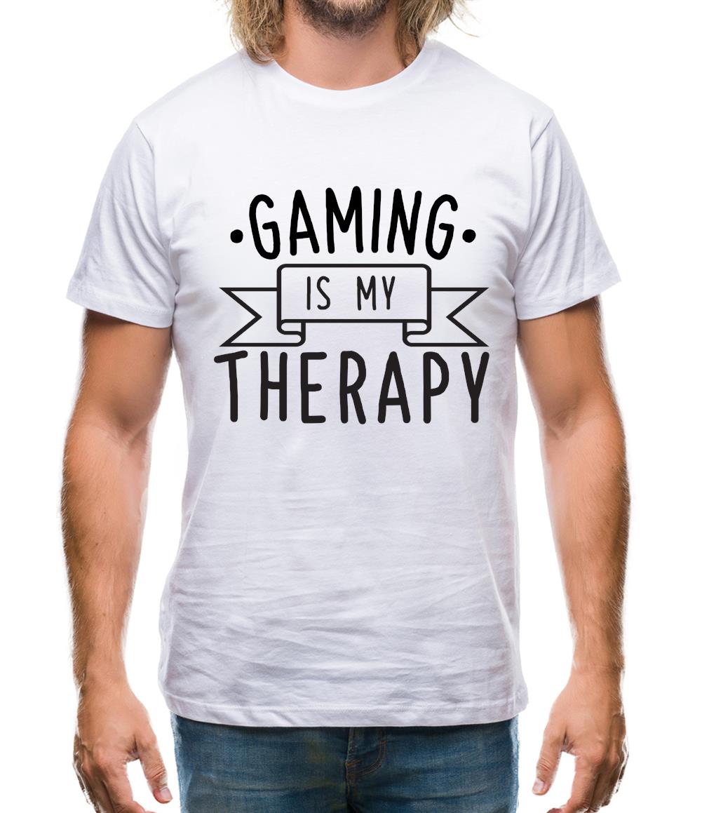Gaming Is My Therapy Mens T-Shirt Gaming Is My Therapy Mens T-Shirt