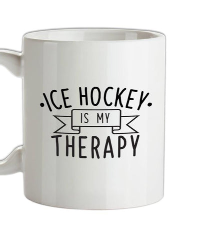 Icehockey Is My Therapy Ceramic Mug