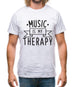 Music Is My Therapy Mens T-Shirt Music Is My Therapy Mens T-Shirt