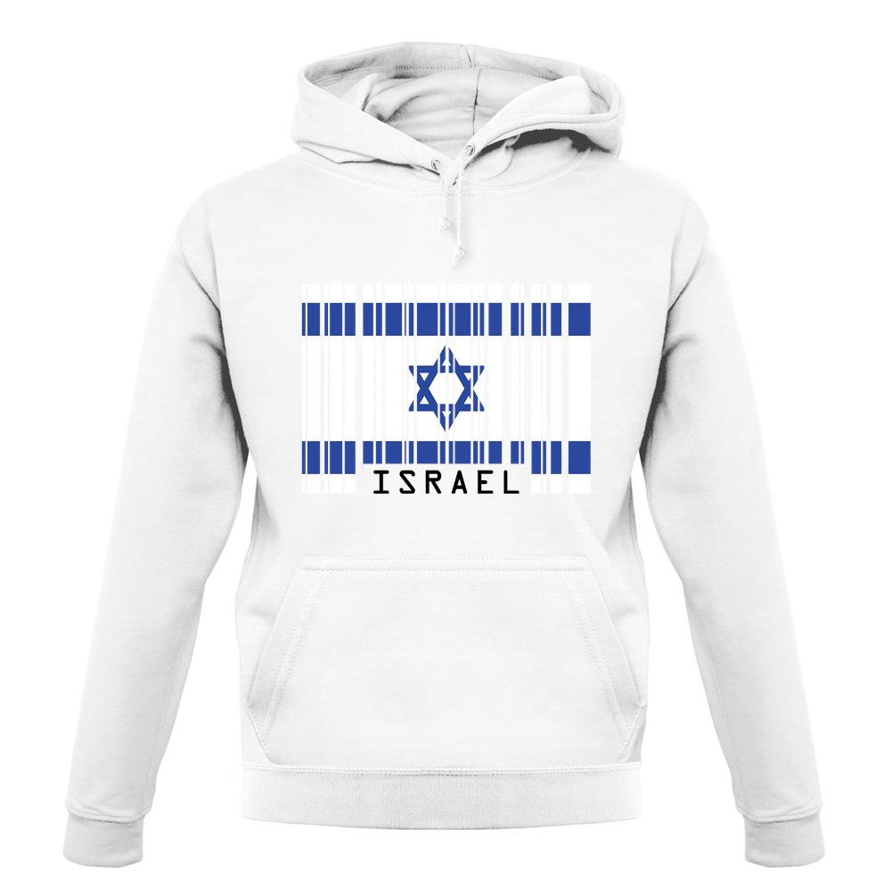 Israel Barcode Style Flag unisex hoodie Israel Barcode Style Flag unisex hoodie