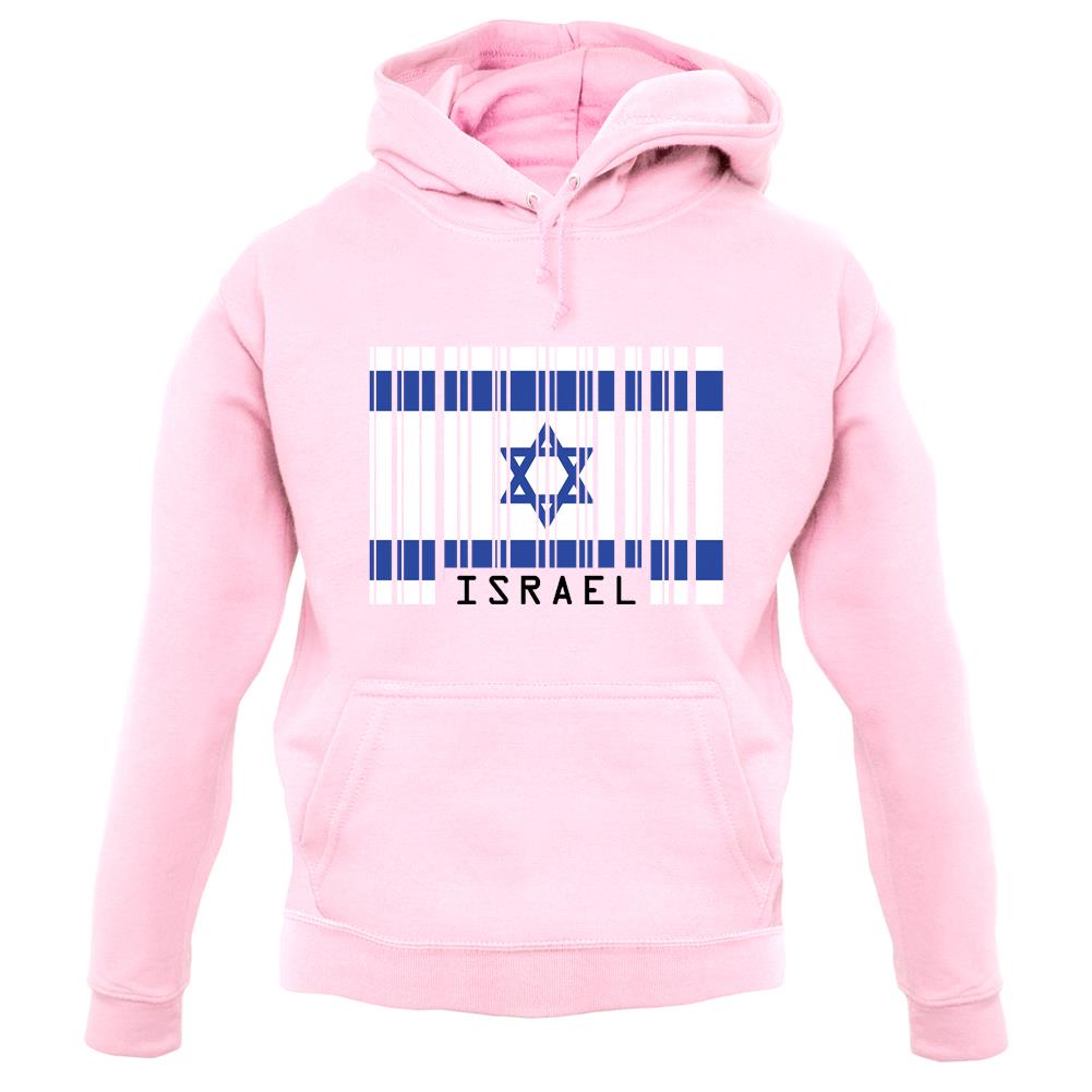 Israel Barcode Style Flag unisex hoodie Israel Barcode Style Flag unisex hoodie
