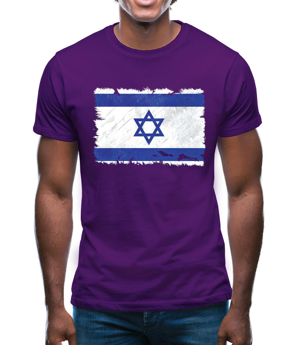 Israel Grunge Style Flag Mens T-Shirt Israel Grunge Style Flag Mens T-Shirt