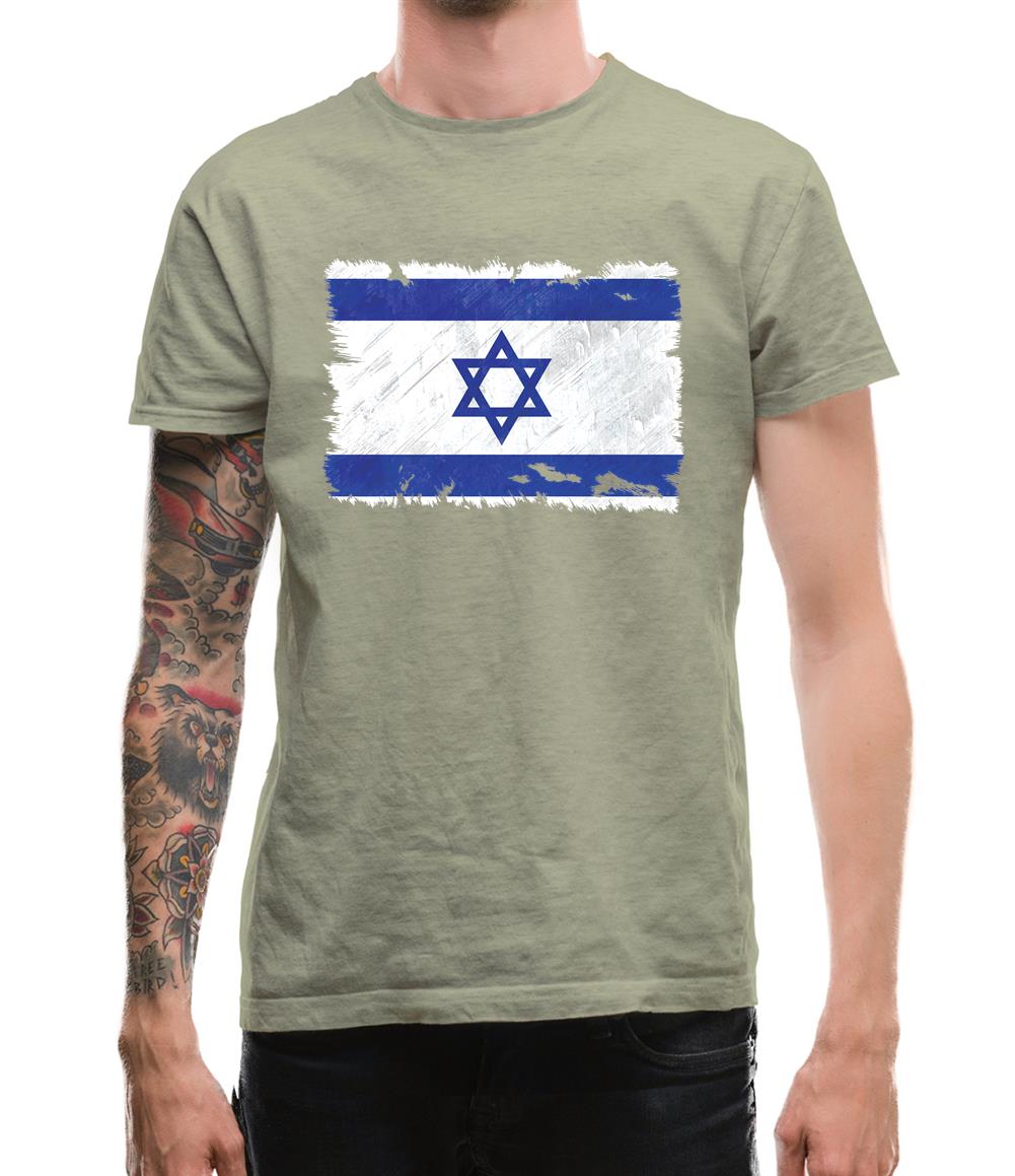Israel Grunge Style Flag Mens T-Shirt Israel Grunge Style Flag Mens T-Shirt