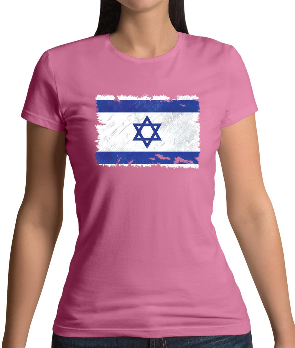 Israel Grunge Style Flag Womens T-Shirt Israel Grunge Style Flag Womens T-Shirt