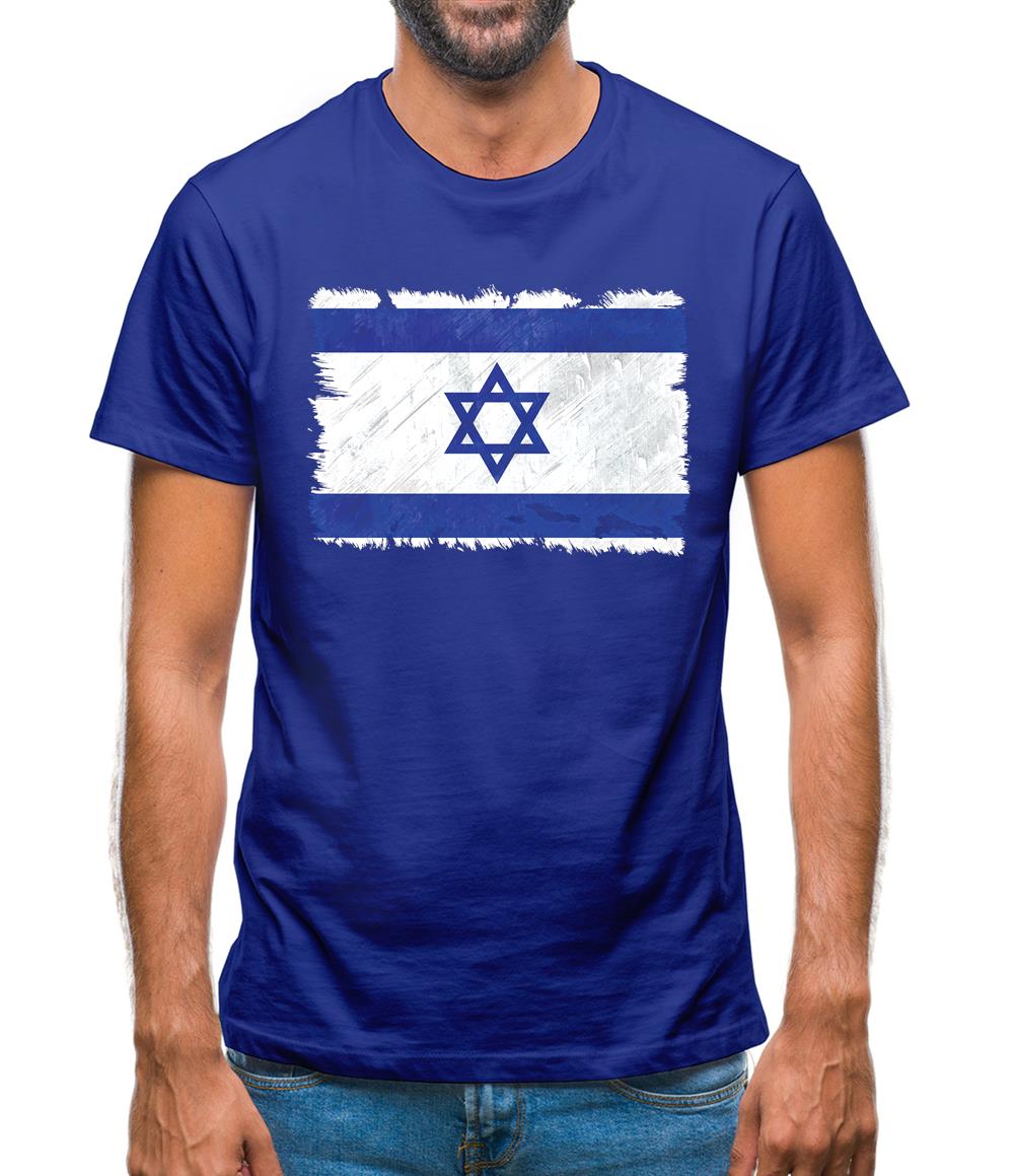 Israel Grunge Style Flag Mens T-Shirt Israel Grunge Style Flag Mens T-Shirt