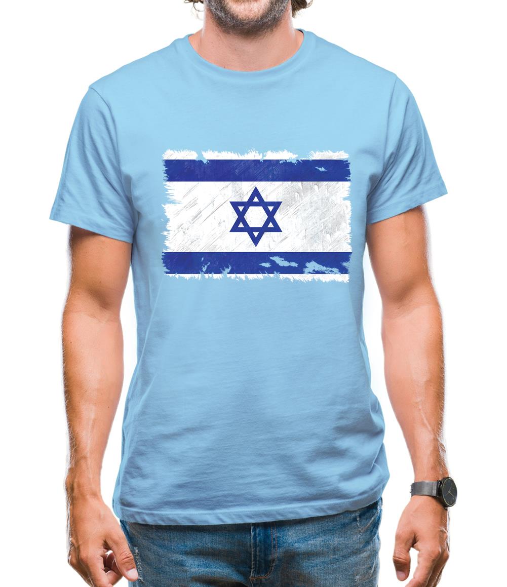 Israel Grunge Style Flag Mens T-Shirt Israel Grunge Style Flag Mens T-Shirt