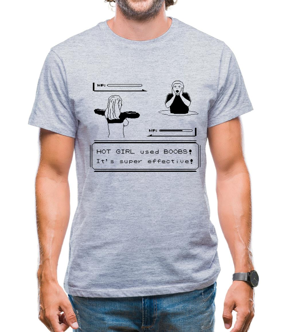 Hot Girl, Super Effective Mens T-Shirt Hot Girl, Super Effective Mens T-Shirt
