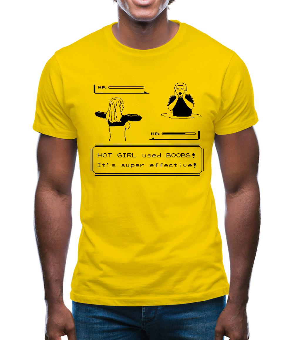 Hot Girl, Super Effective Mens T-Shirt Hot Girl, Super Effective Mens T-Shirt
