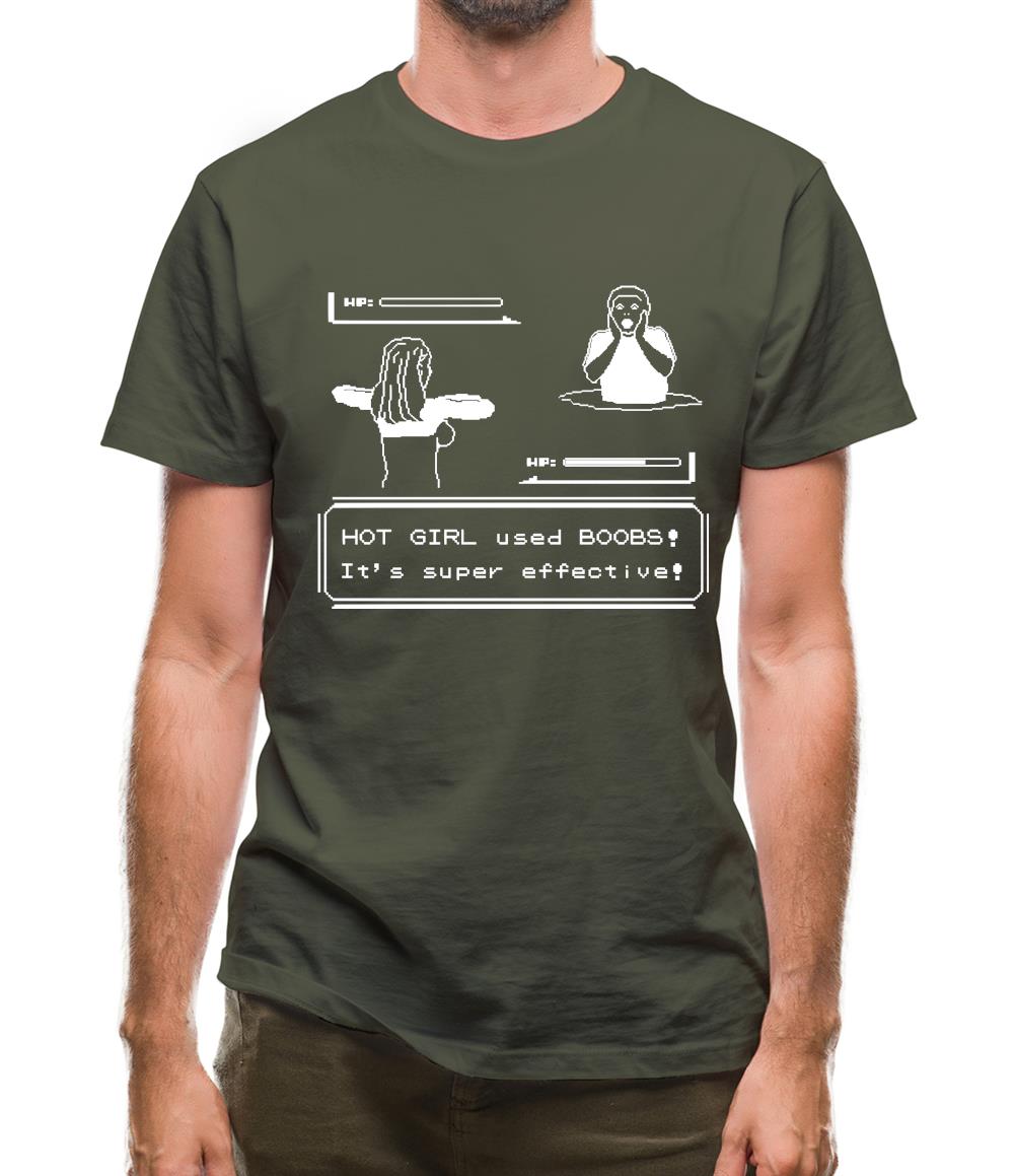 Hot Girl, Super Effective Mens T-Shirt Hot Girl, Super Effective Mens T-Shirt