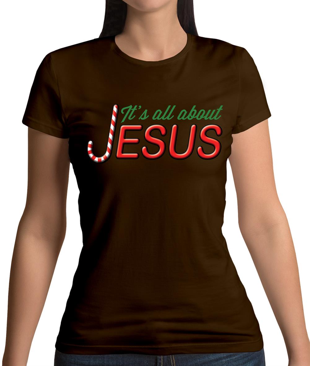 It's All About Jesus Womens T-Shirt It's All About Jesus Womens T-Shirt