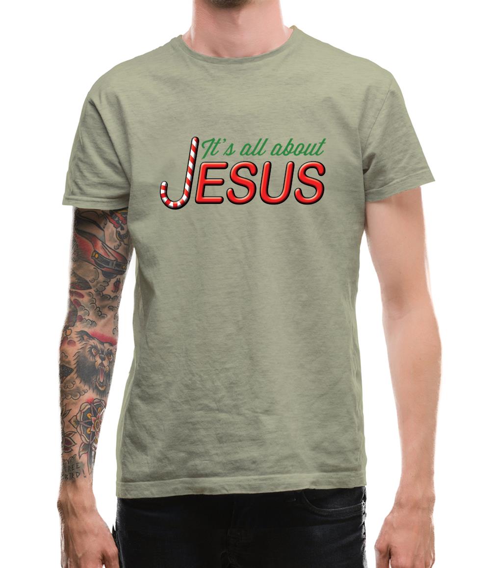 It's All About Jesus Mens T-Shirt It's All About Jesus Mens T-Shirt