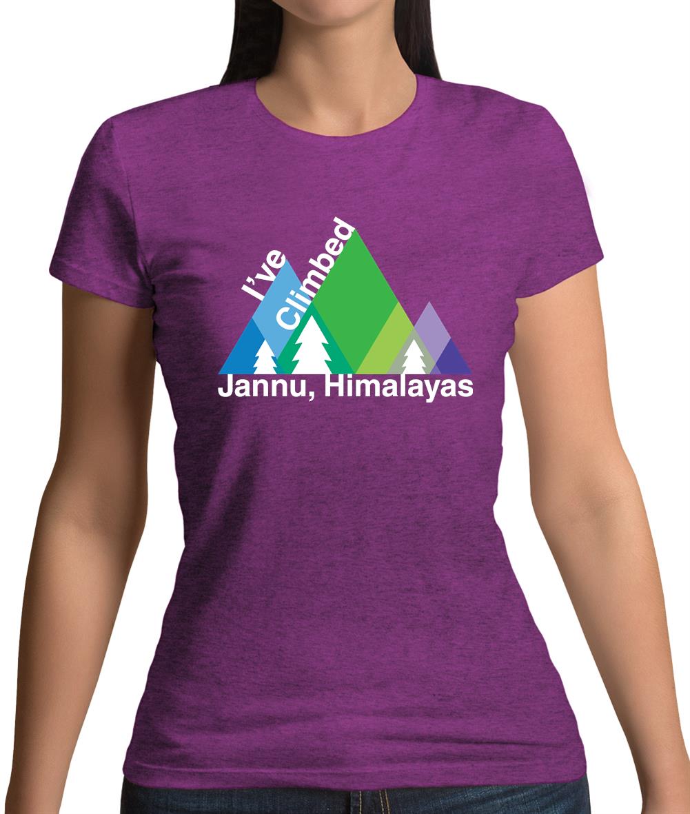 I'Ve Climbed Jannu, Jimalayas Womens T-Shirt I'Ve Climbed Jannu, Jimalayas Womens T-Shirt
