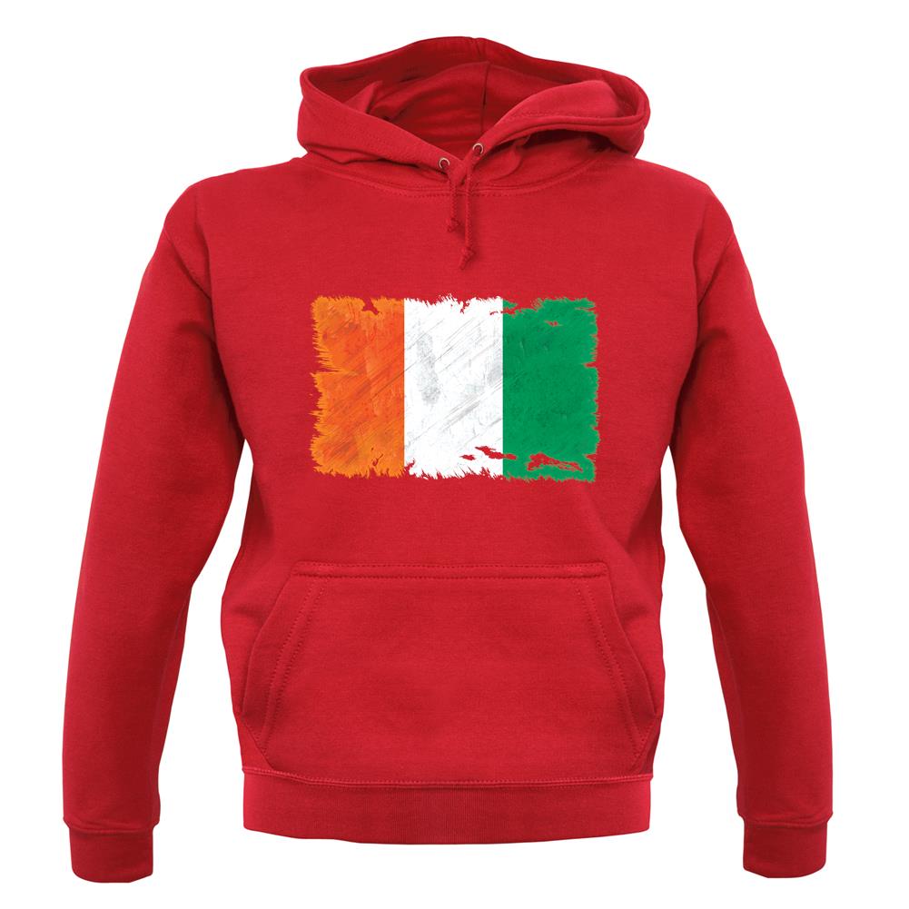 Ivory Coast Grunge Style Flag unisex hoodie Ivory Coast Grunge Style Flag unisex hoodie